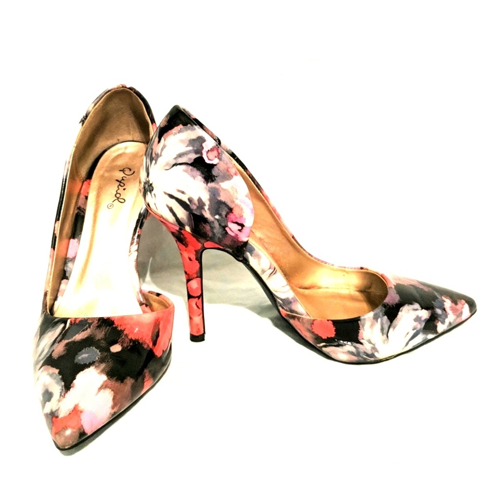 Floral heels